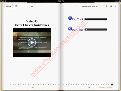 Multimedia Books (with audio/video) eBook Formatting
