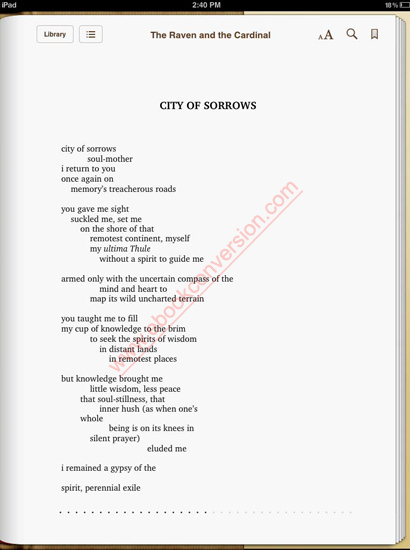 Poem Book Formatting eBook Conversion